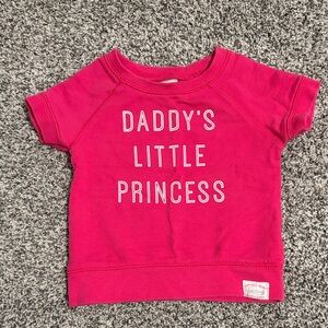 Carter's Pink 'Daddy's Little Princess' Tee